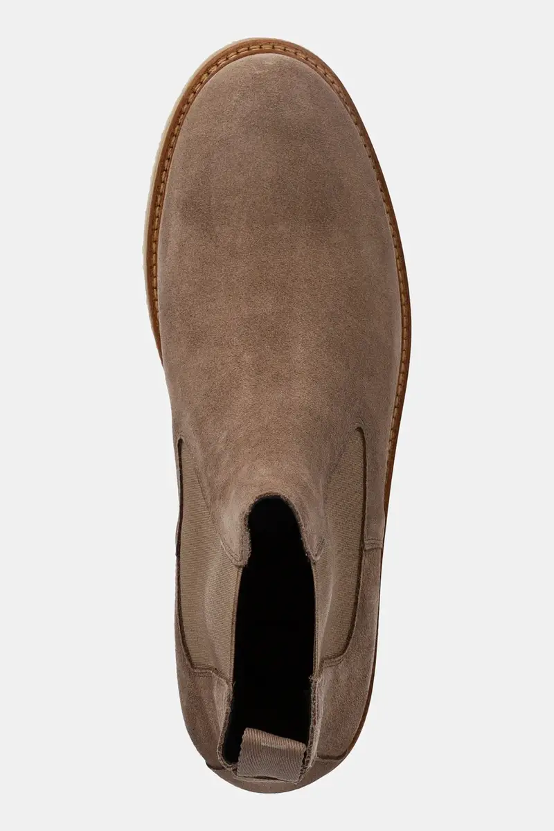 Boss Stivaletti Chelsea Uomo Beige 3123575 miniatura 4