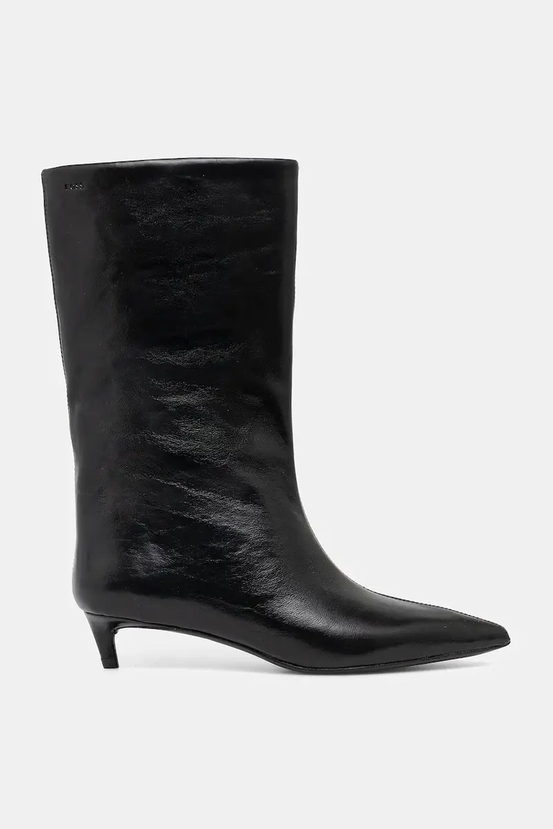 stivali in pelle Gracey donna colore nero 50552786 miniatura 2