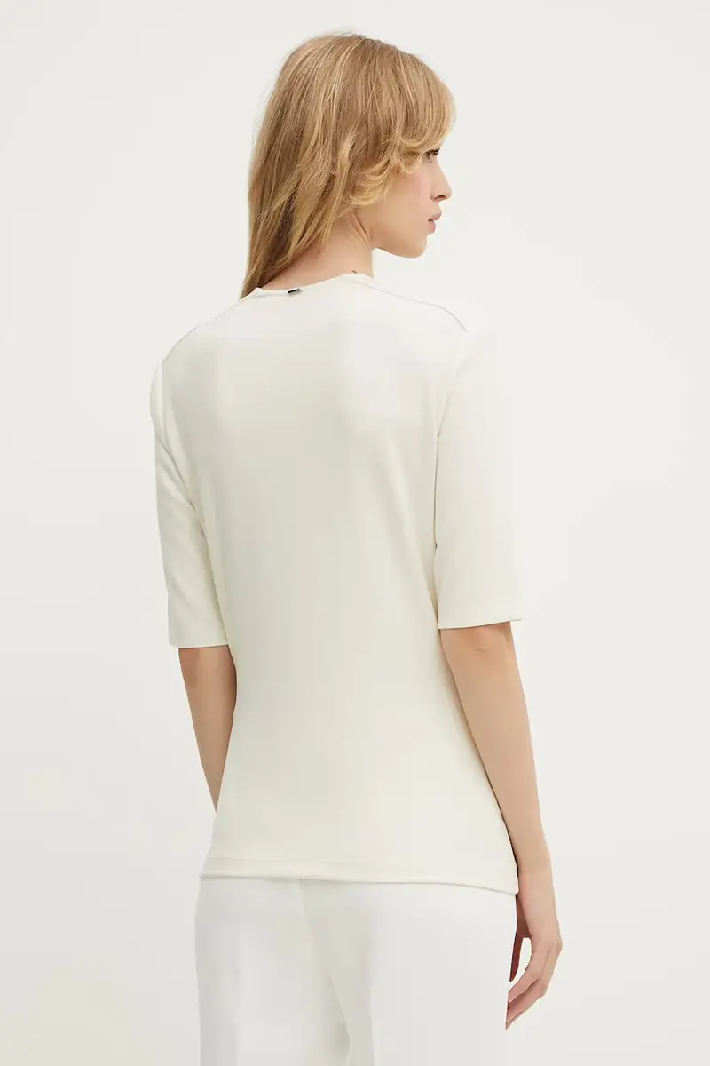 Boss T-shirt Donna Beige 3123237 miniatura 3