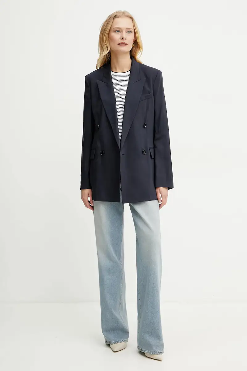 Boss T-shirt Donna Bianco 3301614 miniatura 2