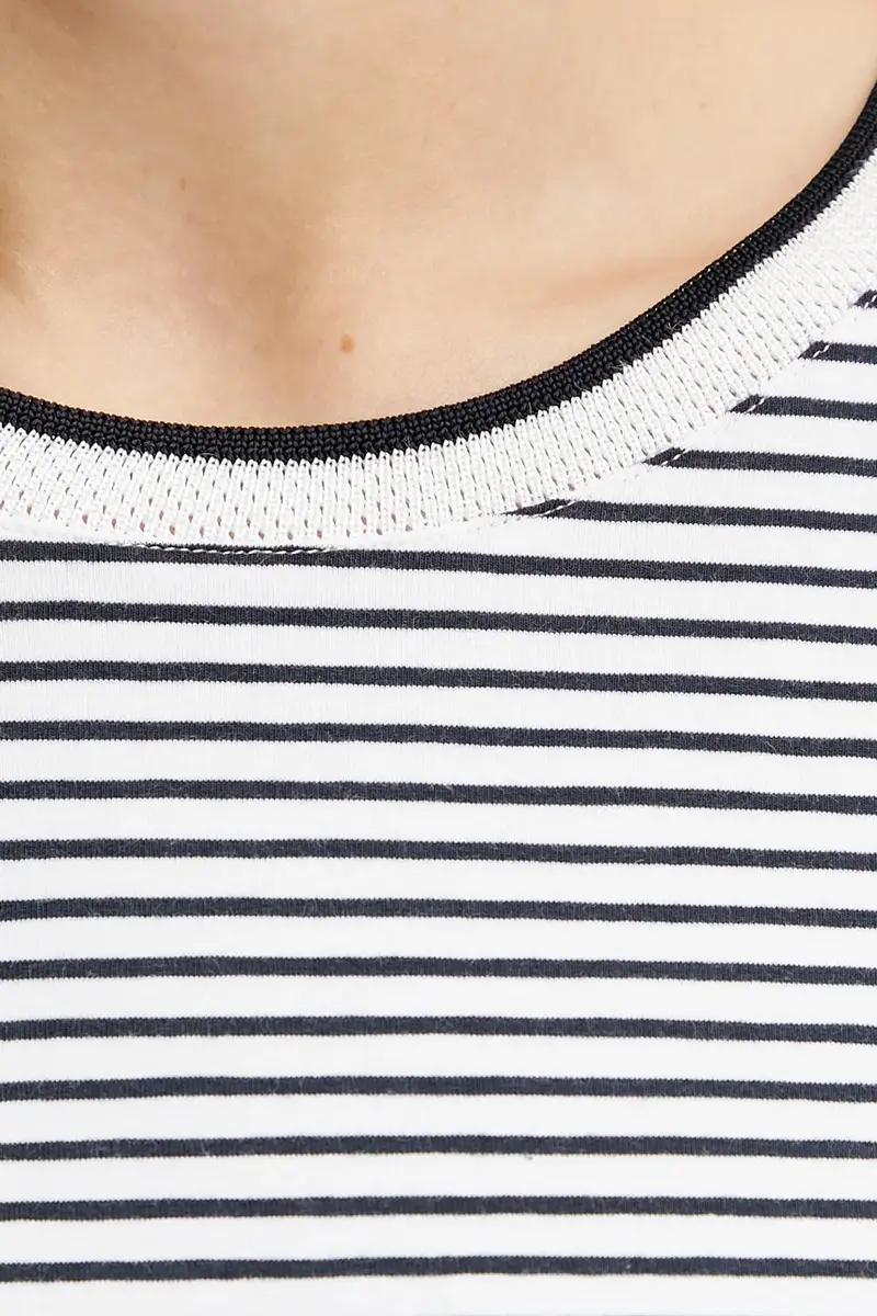 Boss T-shirt Donna Bianco 3301614 miniatura 5