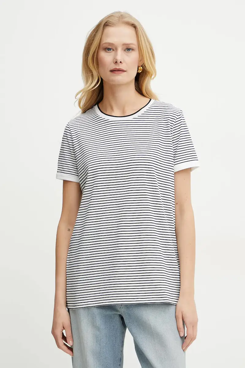 Boss T-shirt Donna Bianco 3301614