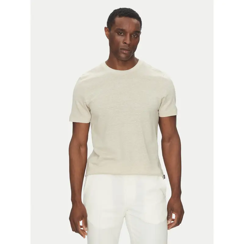 Boss T-shirt Beige 3222555