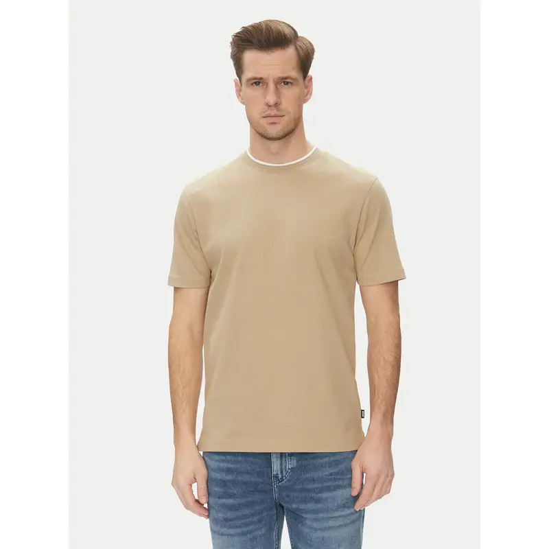 Boss T-shirt Beige 3222541