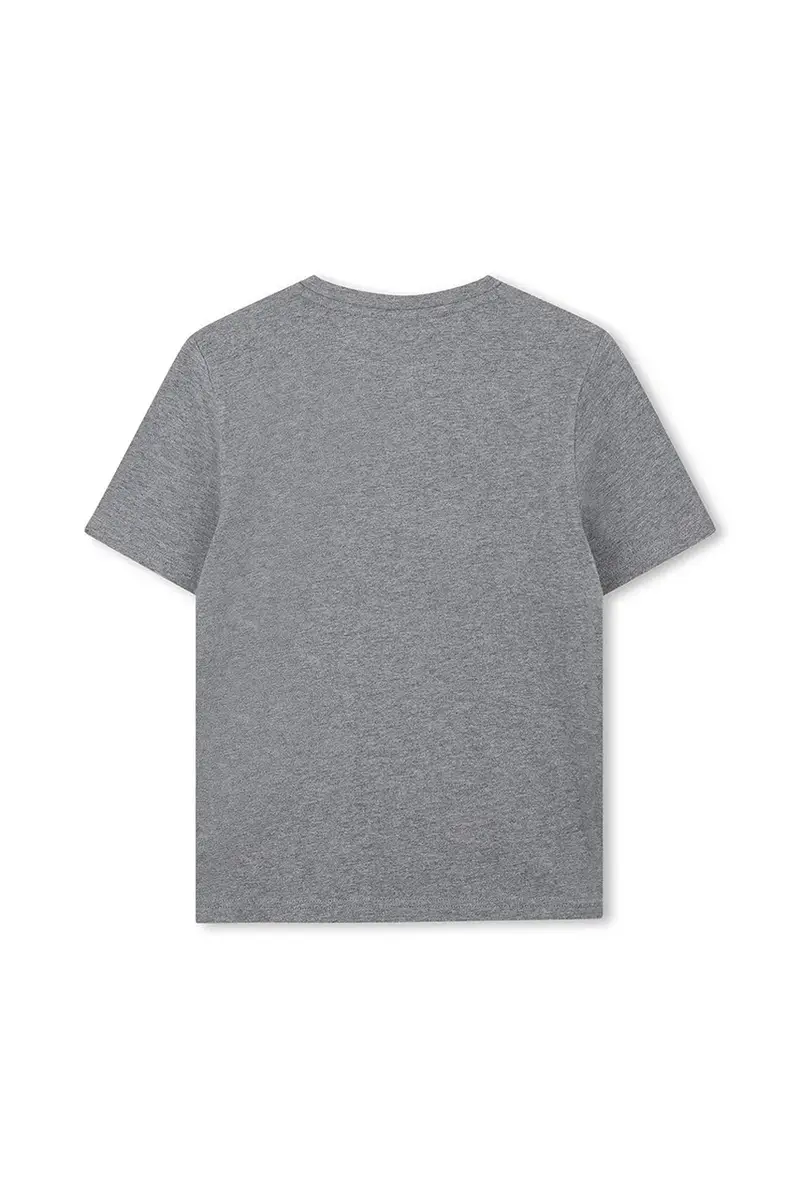 t-shirt in cotone colore grigio J52360 miniatura 2