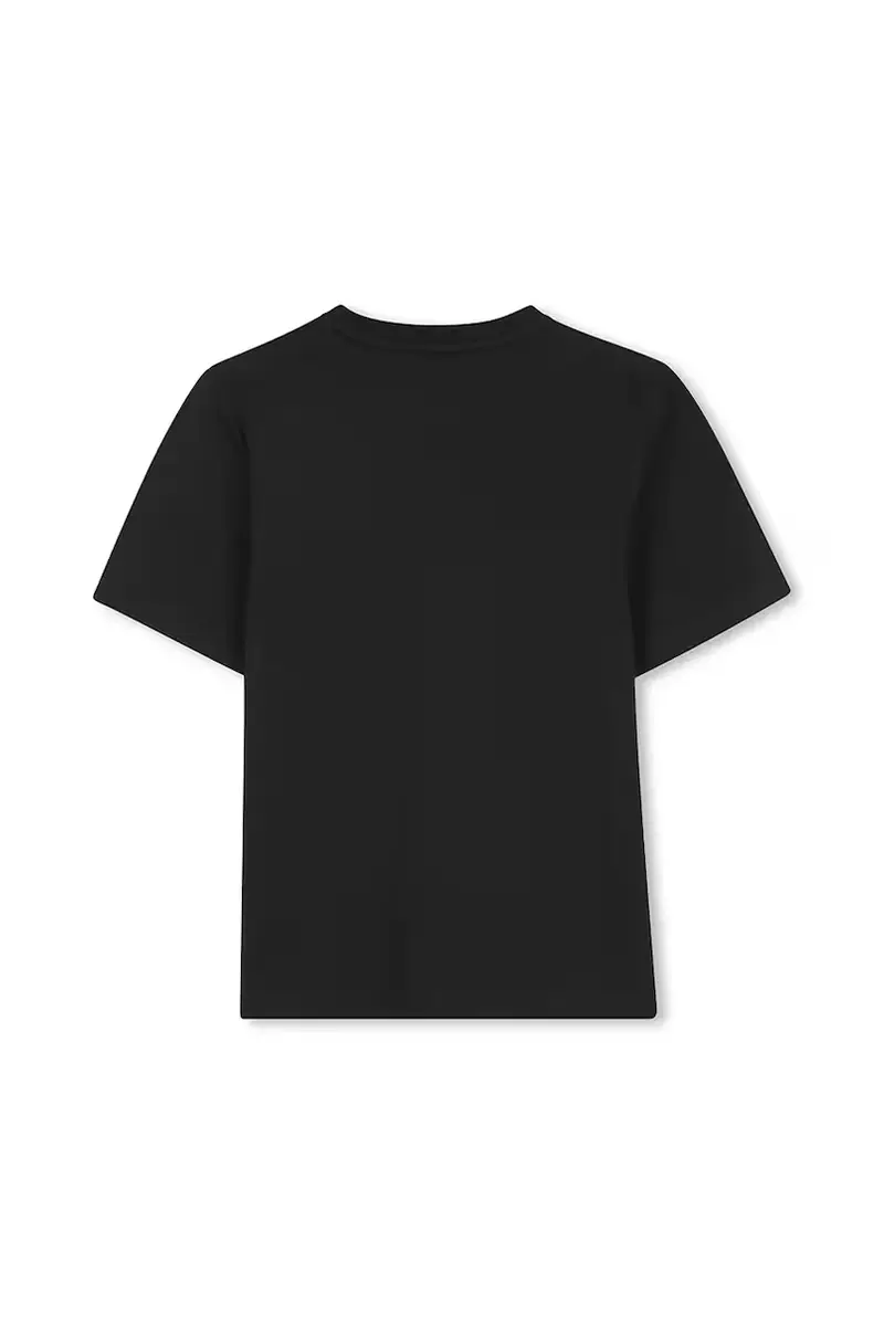 t-shirt in cotone colore nero J52360 miniatura 2