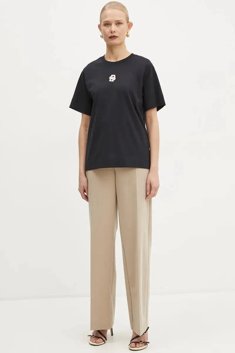 Boss T-shirt Donna Beige 3326834 miniatura 2