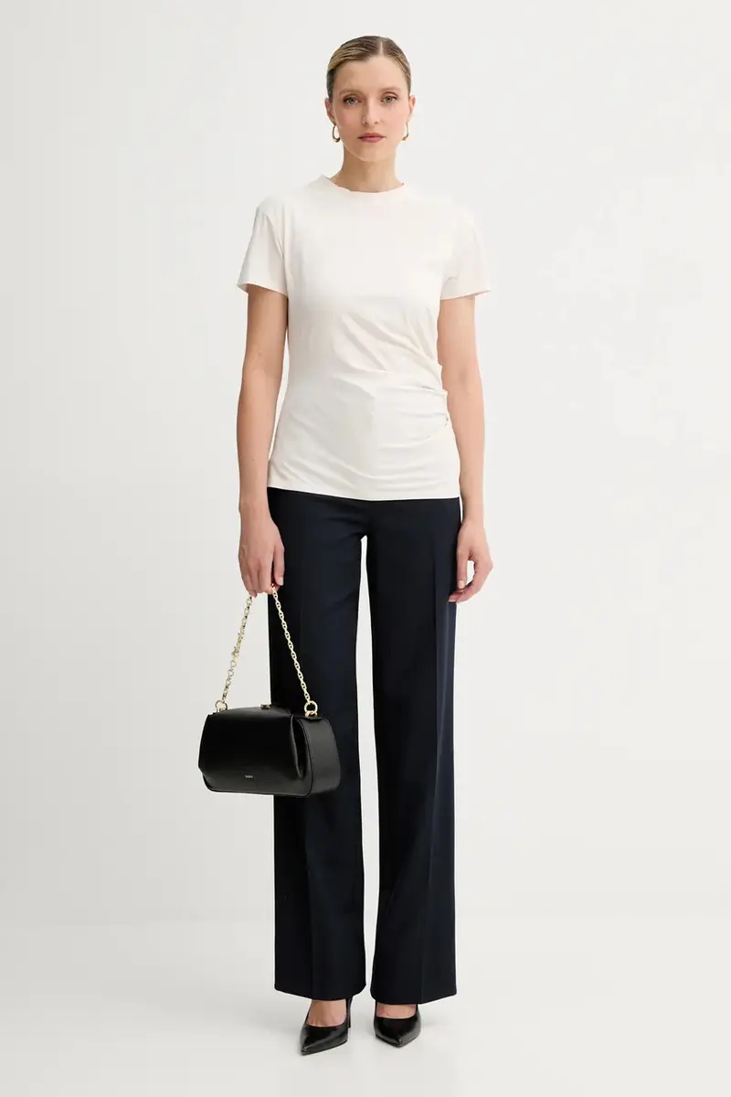 Boss T-shirt Donna Beige 3573835 miniatura 2