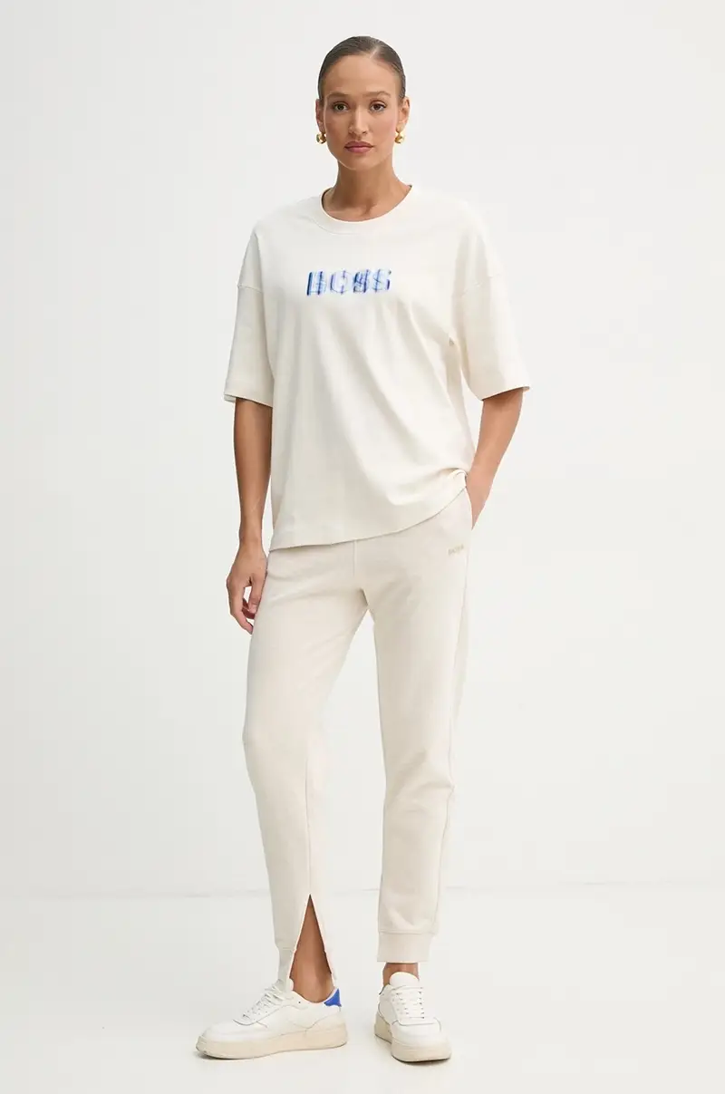 Boss T-shirt Donna Beige 3291542 miniatura 2