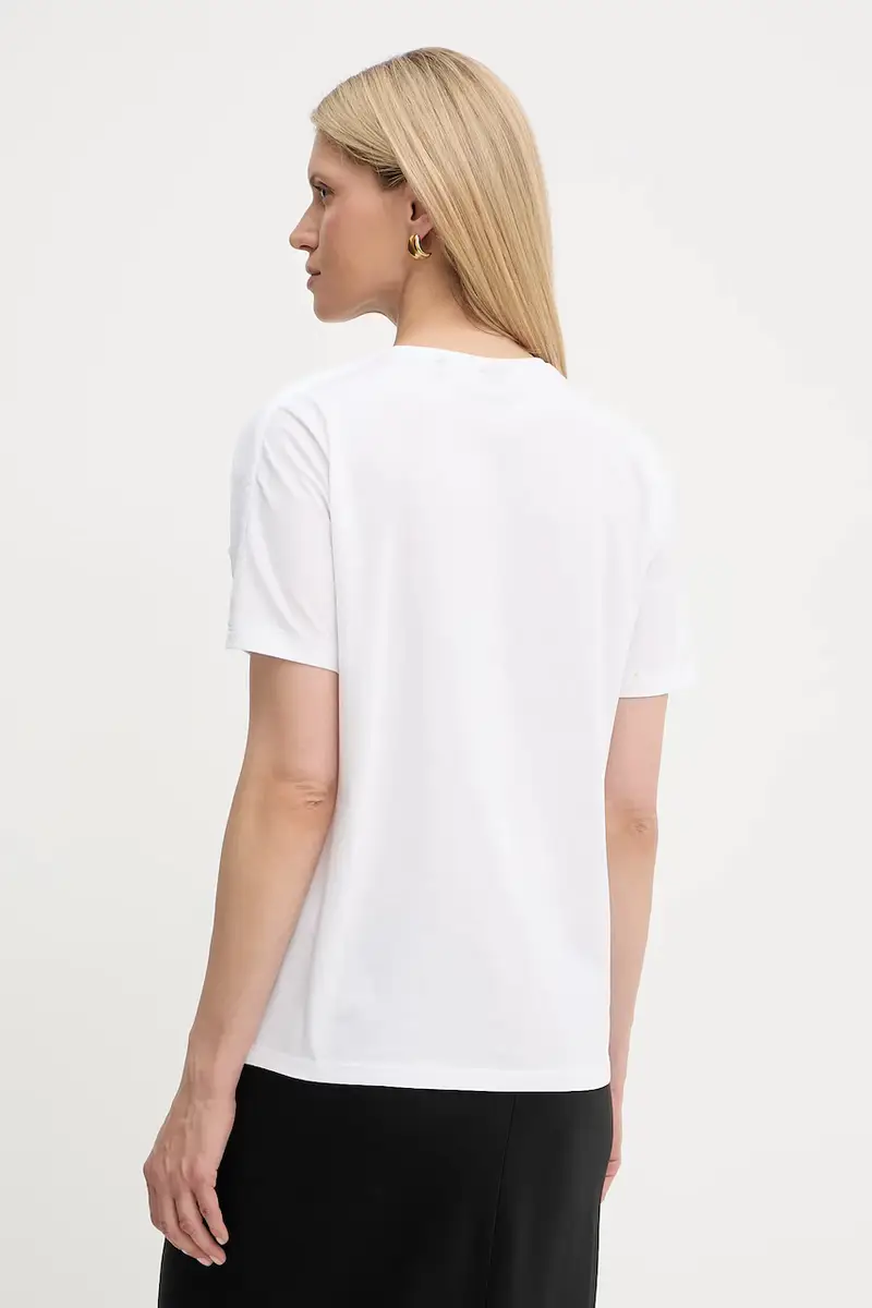 Boss T-shirt Donna Bianco 3124775 miniatura 3