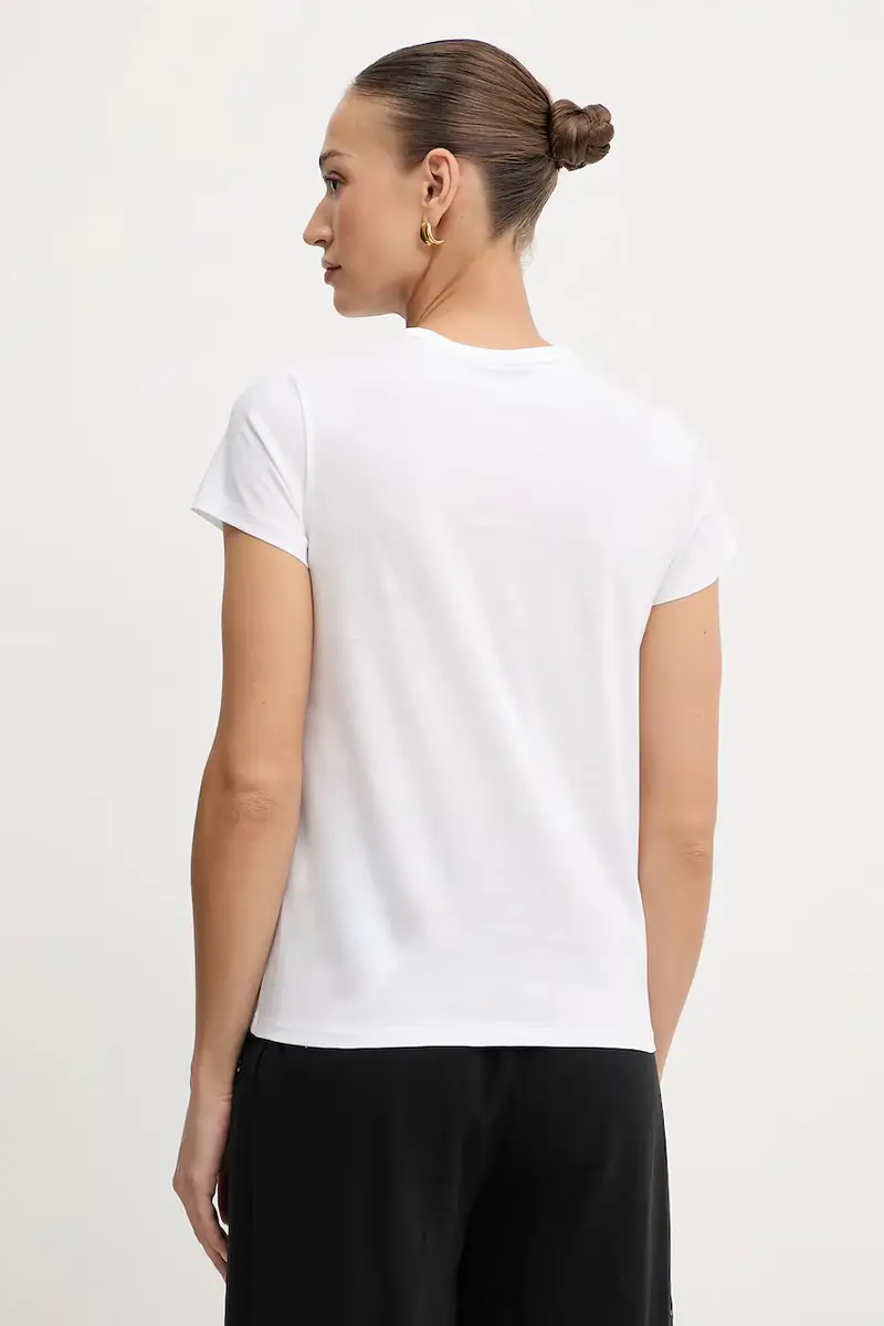 Boss T-shirt Donna Bianco 3124763 miniatura 3