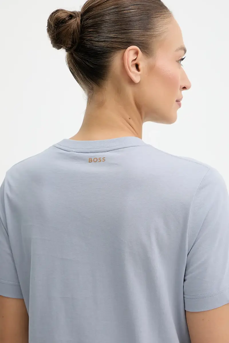 Boss T-shirt Donna Nero 3132024 miniatura 5