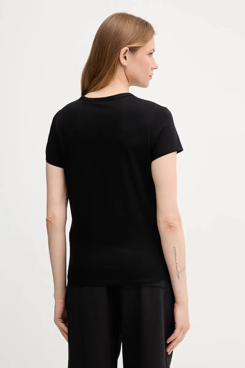 Boss T-shirt Donna Nero 2985342 miniatura 2