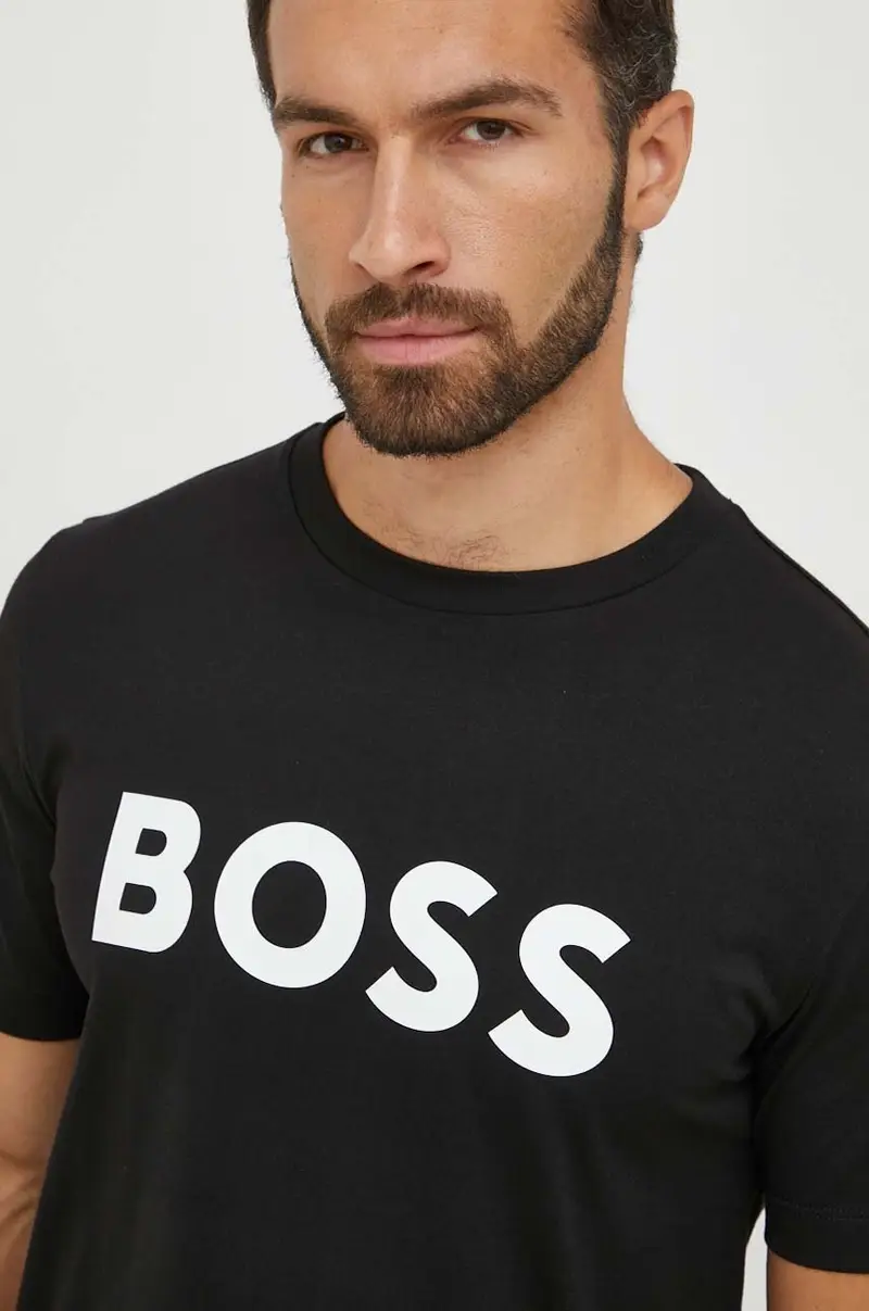 Boss T-shirt Nero 2889580 miniatura 4