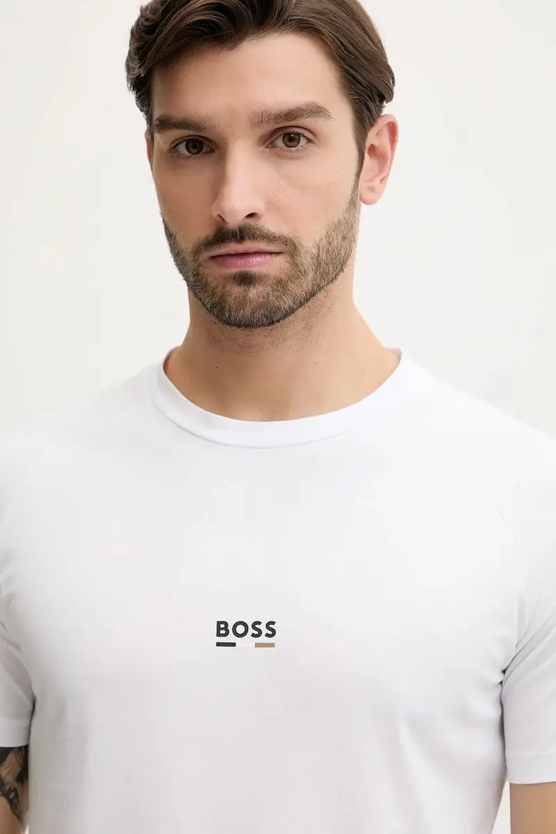 Boss T-shirt Bianco 3980970 miniatura 4