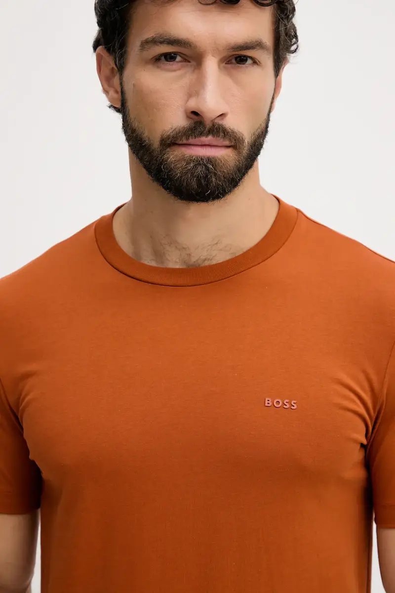 Boss T-shirt Uomo Arancione 3567768 miniatura 4