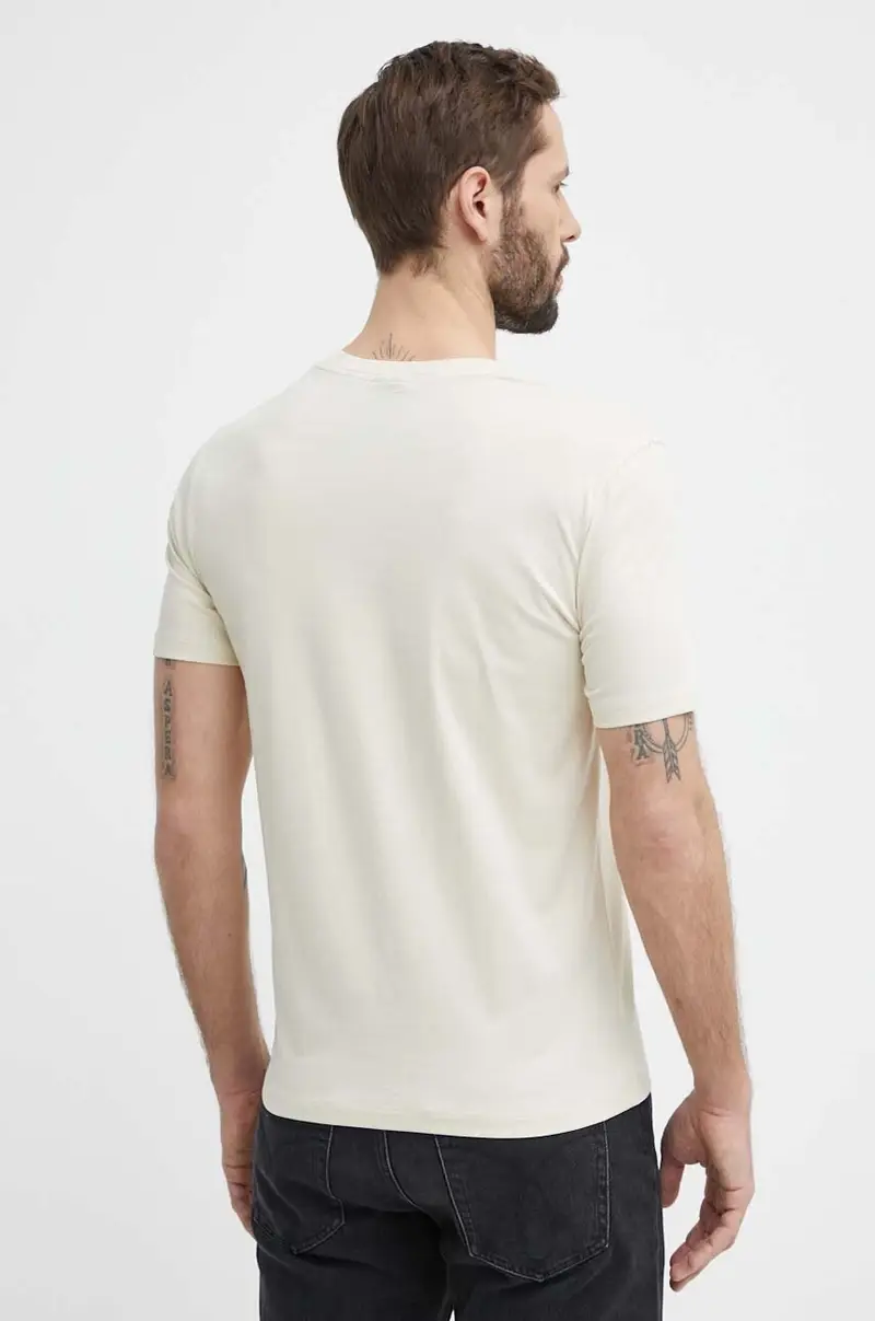 Boss T-shirt Uomo Beige 3120726 miniatura 3