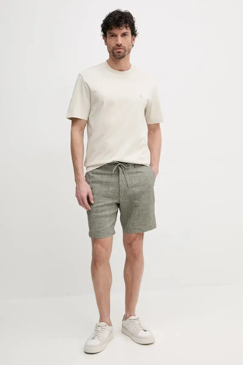 Boss T-shirt Uomo Beige 3569069 miniatura 2