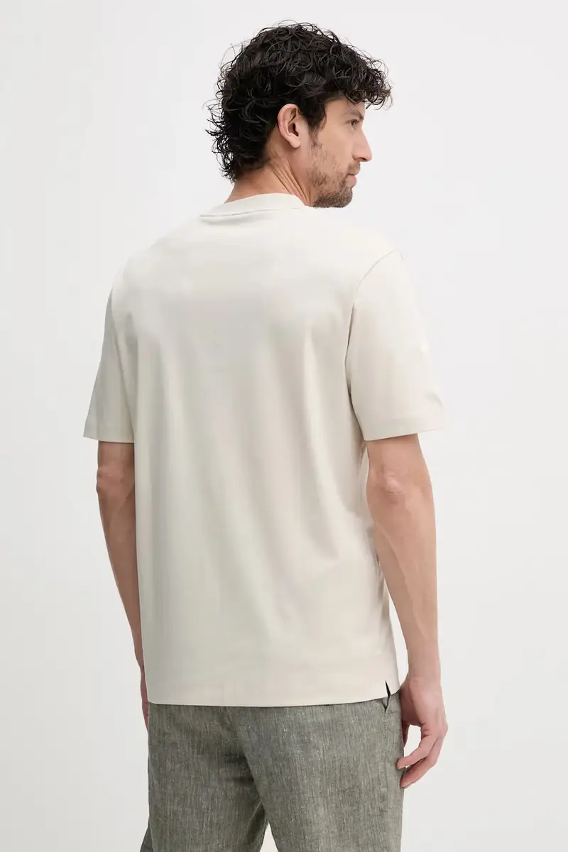 Boss T-shirt Uomo Beige 3569069 miniatura 3