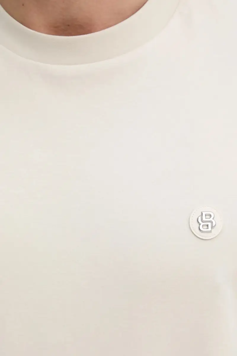 Boss T-shirt Uomo Beige 3569069 miniatura 5