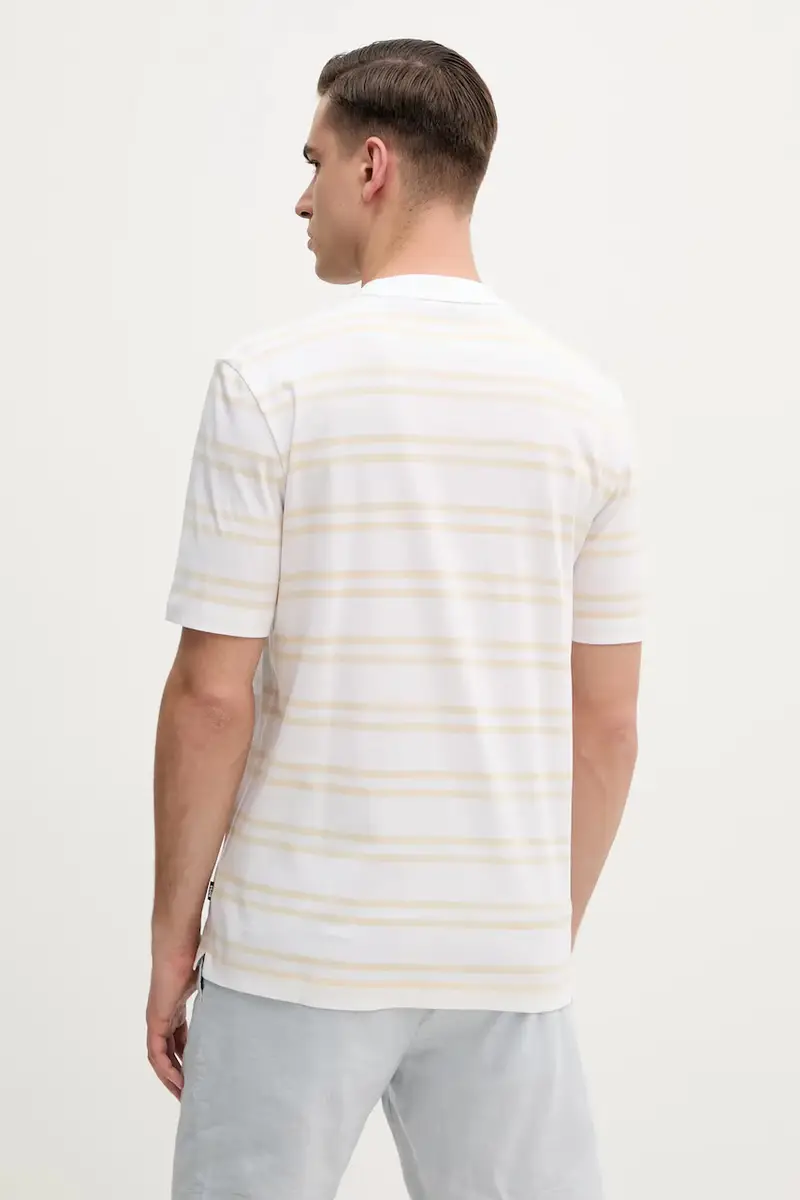 Boss T-shirt Uomo Beige 3300617 miniatura 3
