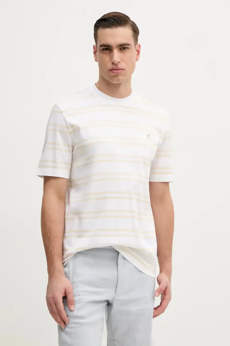 Boss T-shirt Uomo Bianco 3300617