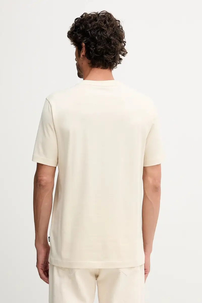 Boss T-shirt Uomo Beige 3573944 miniatura 3