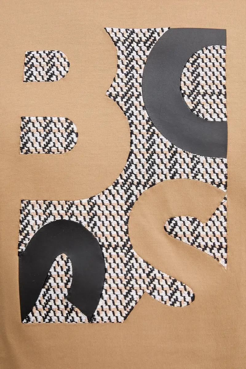 Boss T-shirt Uomo Beige 3242600 miniatura 5