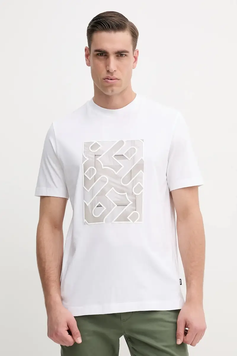 Boss T-shirt Uomo Bianco 2217652