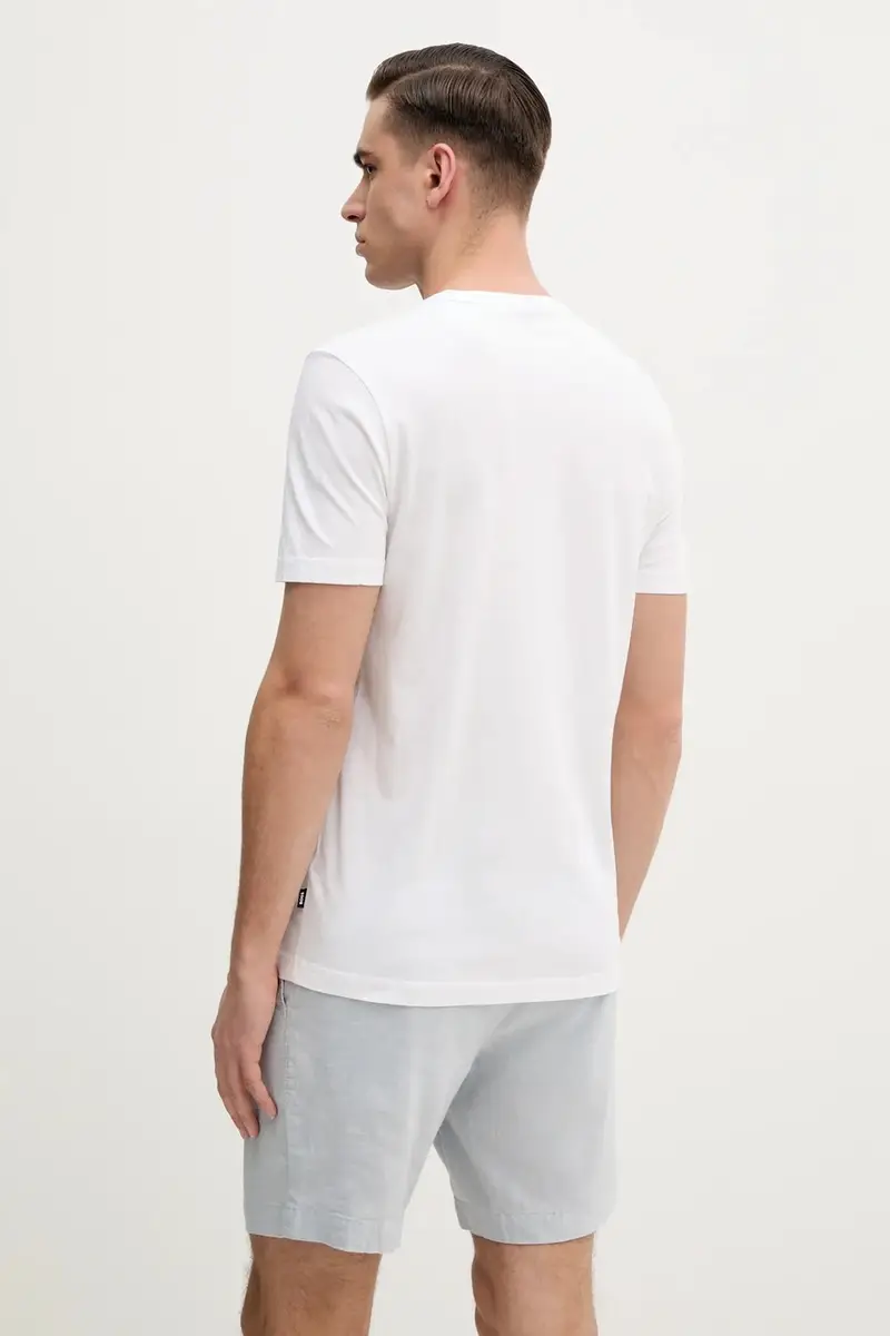 Boss T-shirt Uomo Bianco 3301083 miniatura 3
