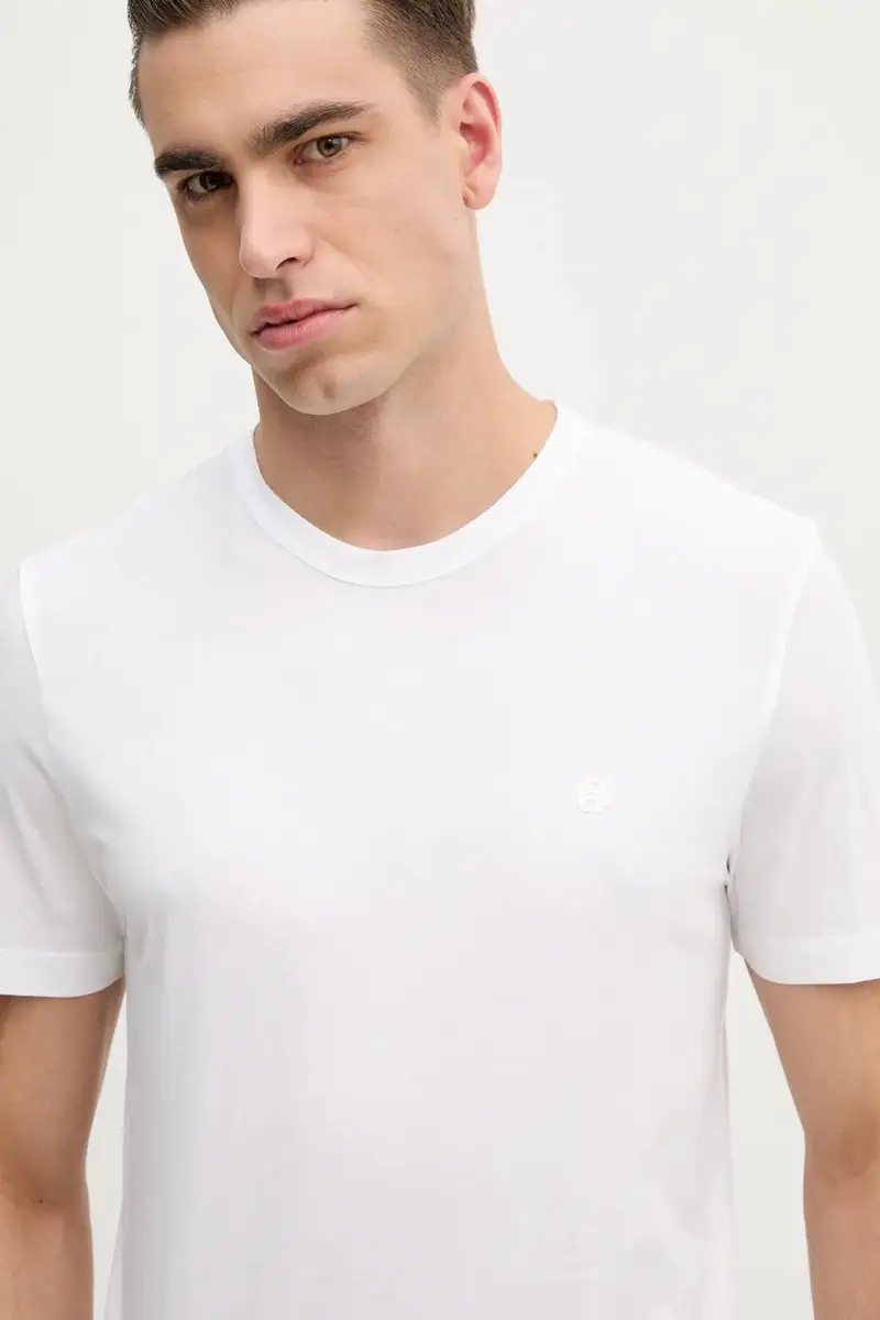 Boss T-shirt Uomo Bianco 3301083 miniatura 4