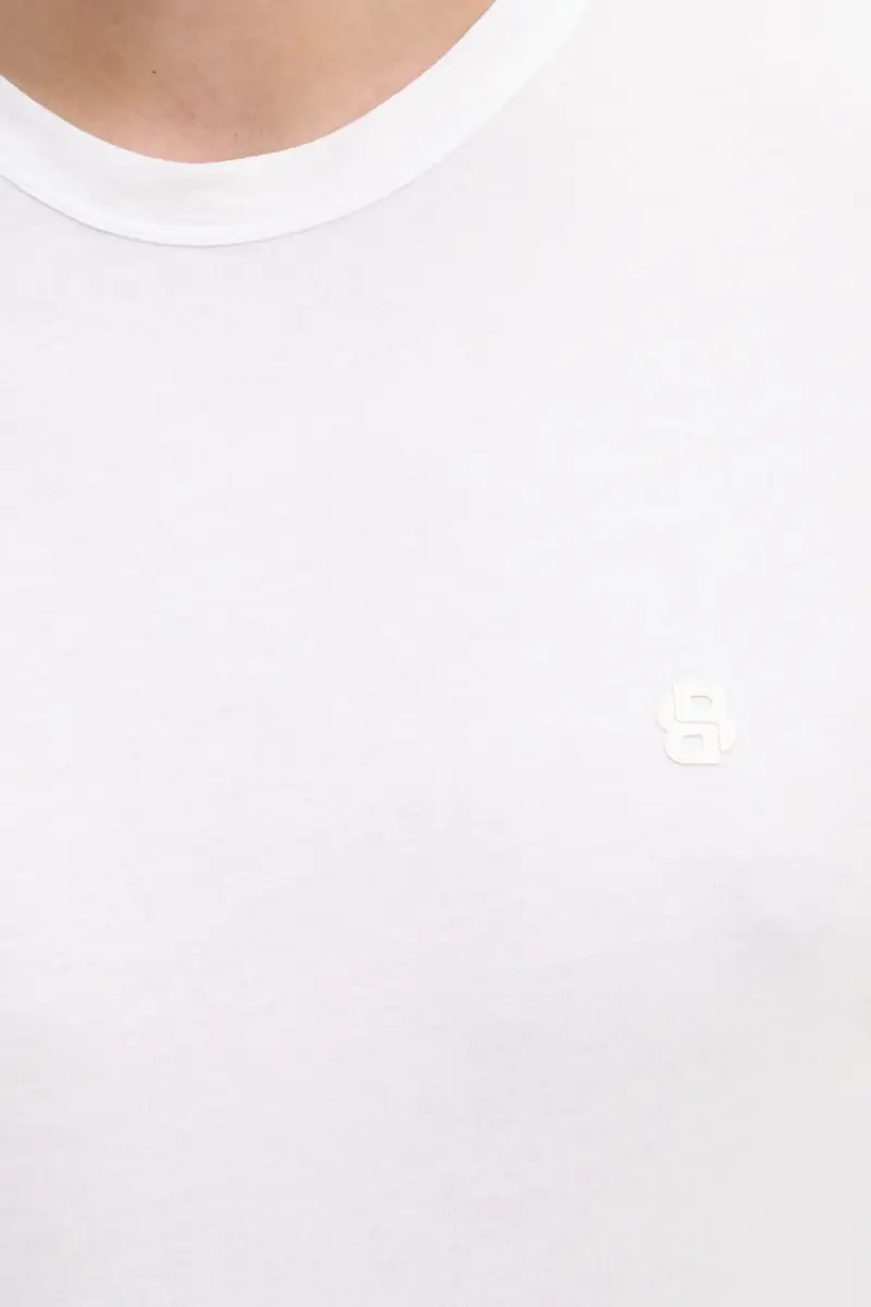 Boss T-shirt Uomo Bianco 3301083 miniatura 5