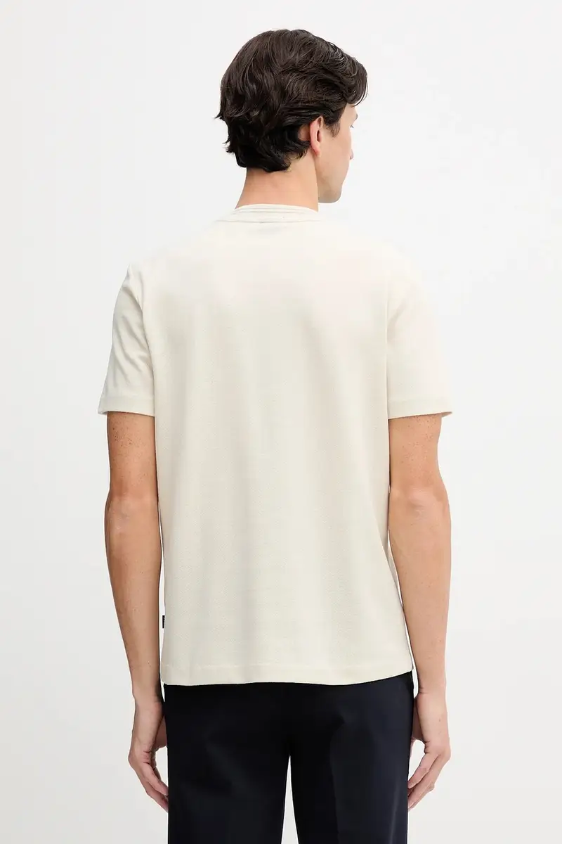 Boss T-shirt Uomo Beige 3573857 miniatura 3