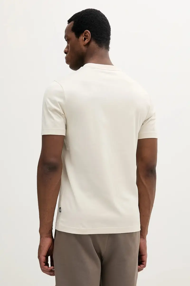 Boss T-shirt Uomo Beige 3121404 miniatura 3