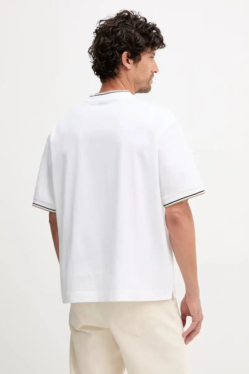 Boss T-shirt Uomo Bianco 3578098 miniatura 3