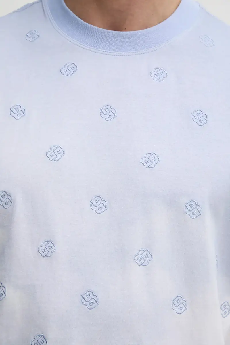 Boss T-shirt Uomo Blu 3312403 miniatura 5