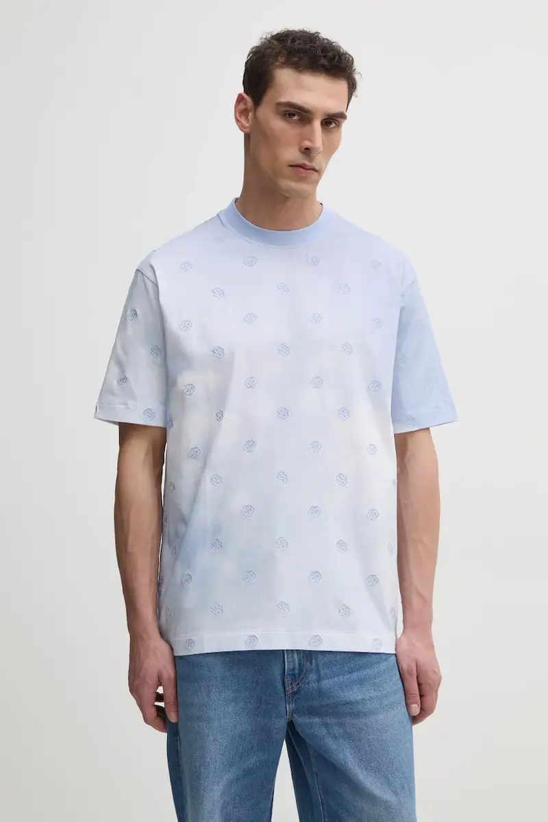 Boss T-shirt Uomo Blu 3312403