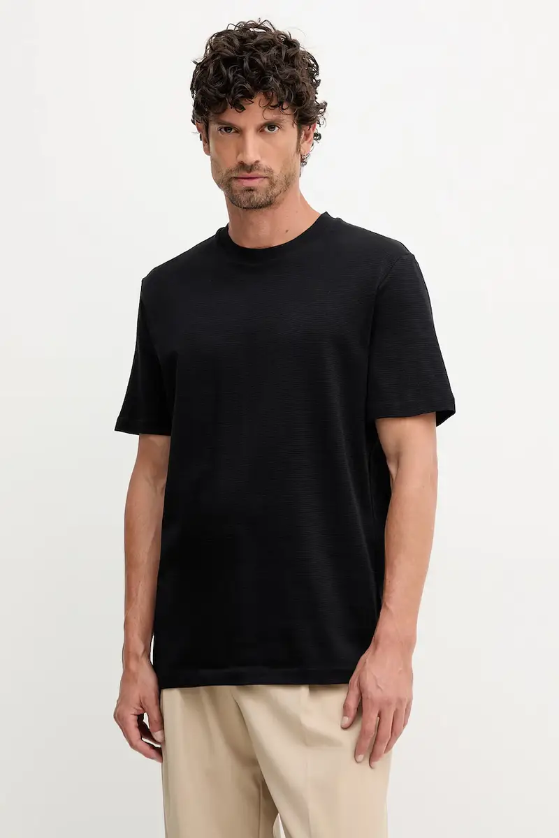 Boss T-shirt Uomo Nero 3636060