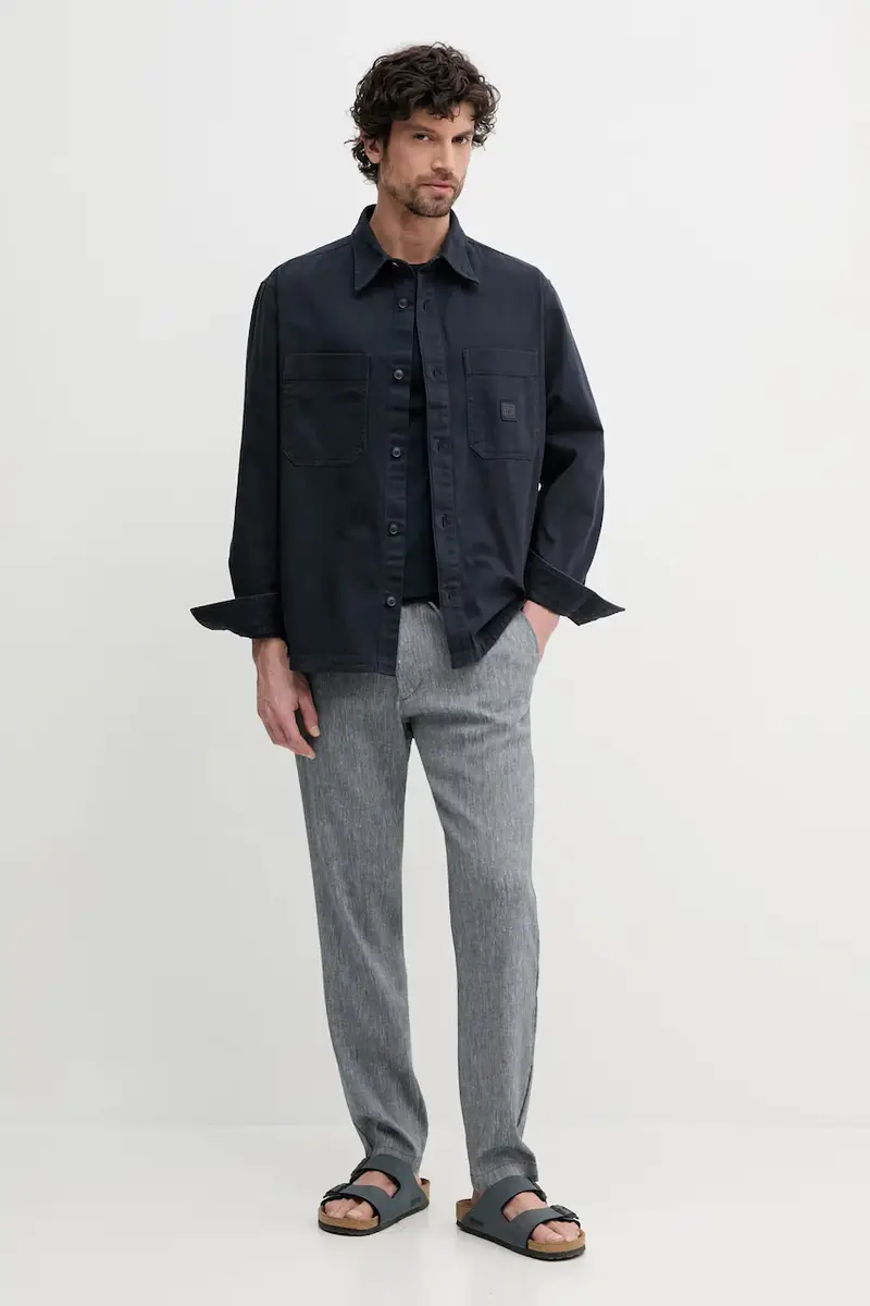 Boss T-shirt Uomo Blu 3314413 miniatura 2