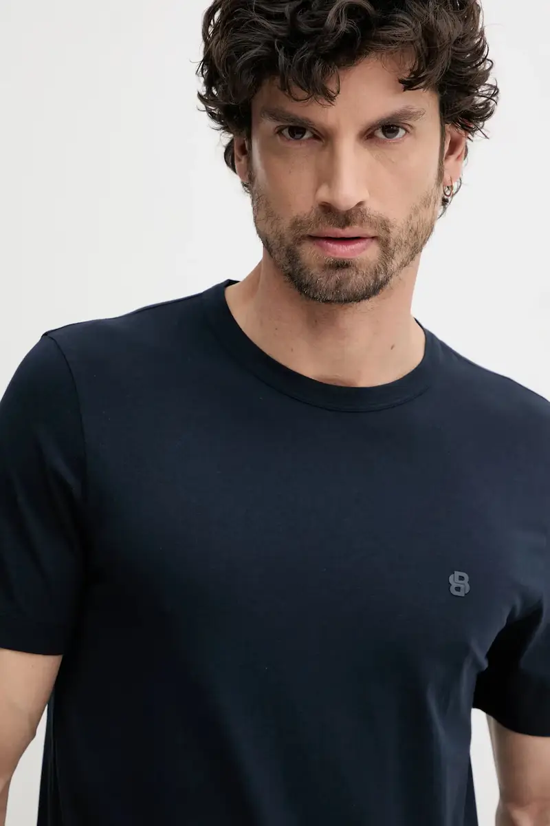 Boss T-shirt Uomo Blu 3314413 miniatura 4
