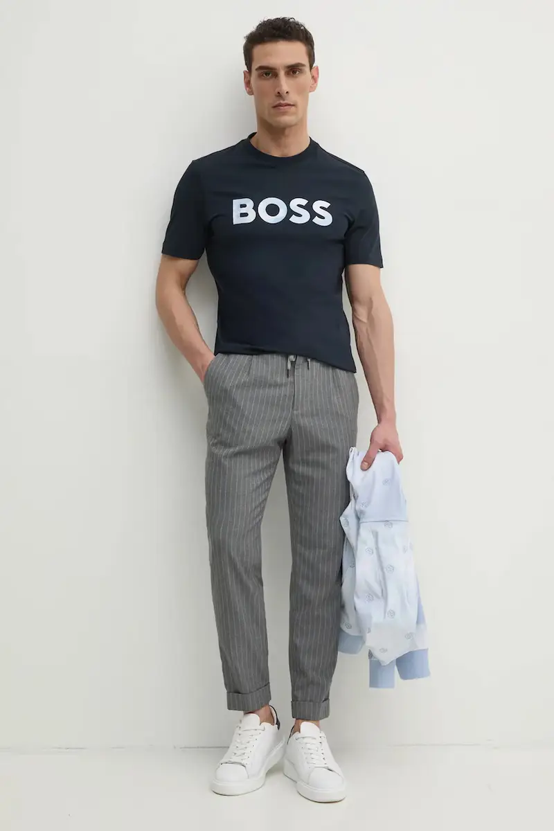 Boss T-shirt Uomo Blu 3133428 miniatura 2