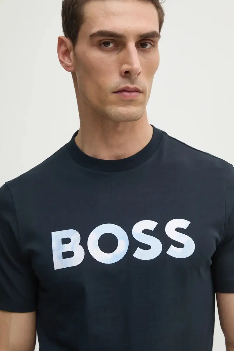 Boss T-shirt Uomo Blu 3133428 miniatura 4