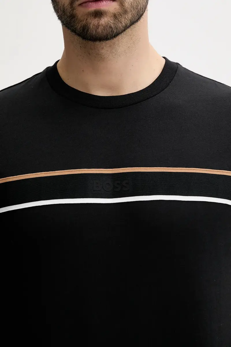 Boss T-shirt Uomo Nero 3151795 miniatura 4