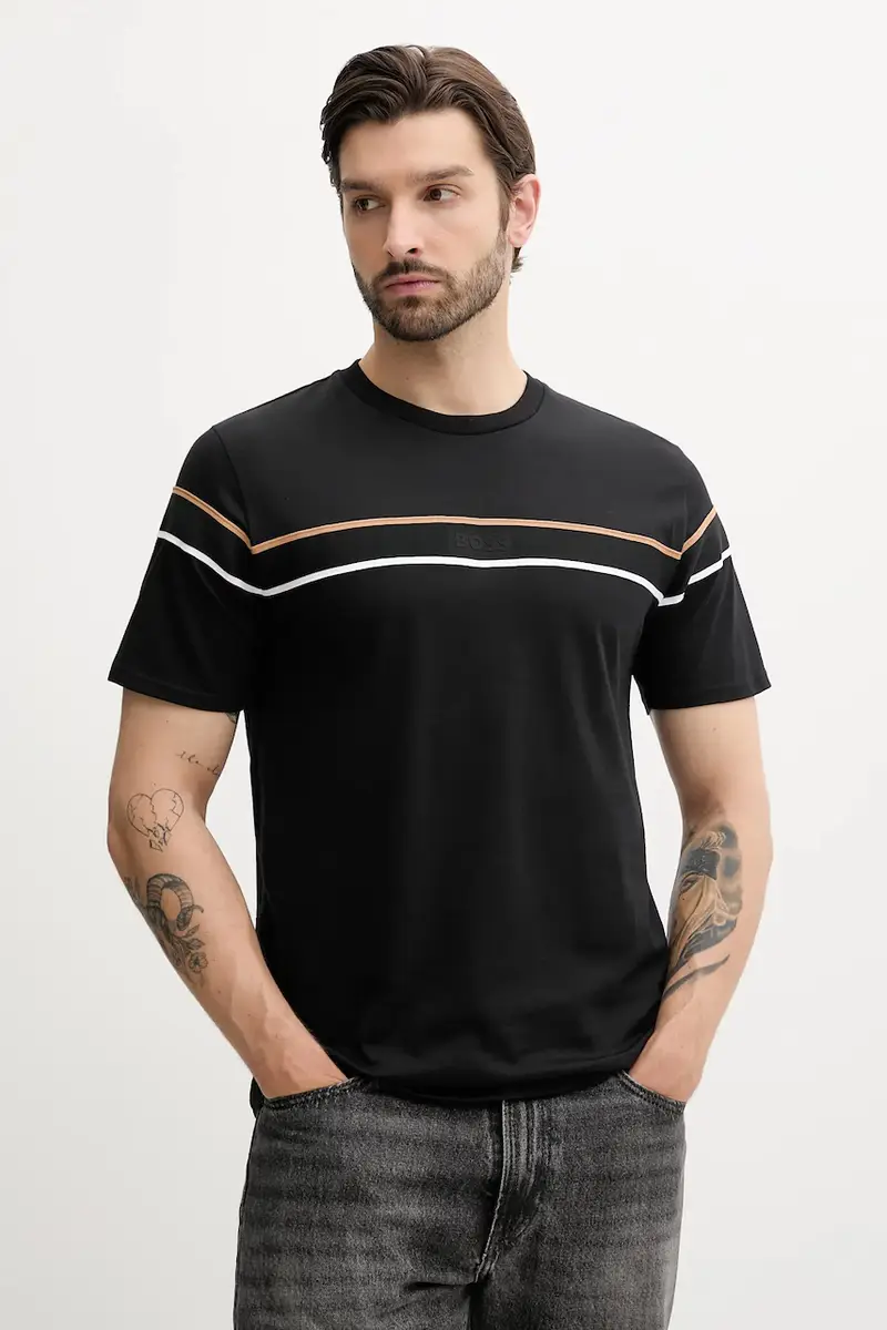 Boss T-shirt Uomo Nero 3151795