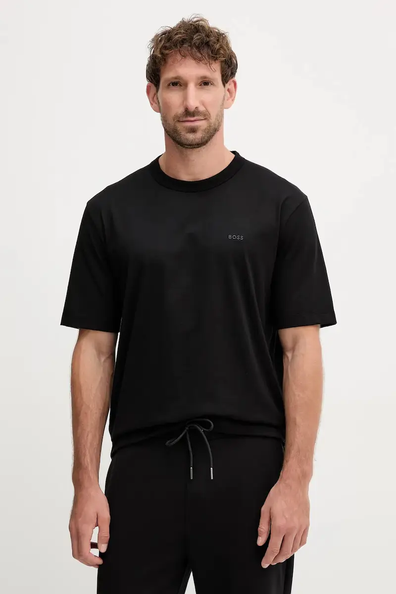 Boss T-shirt Uomo Nero 3646668