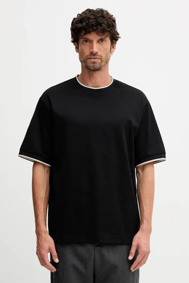 Boss T-shirt Uomo Nero 3646017