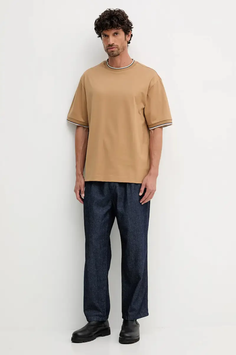 Boss T-shirt Uomo Verde 3669837 miniatura 2