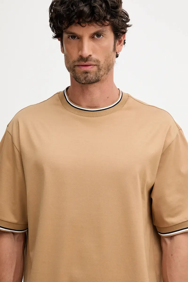 Boss T-shirt Uomo Verde 3669837 miniatura 4