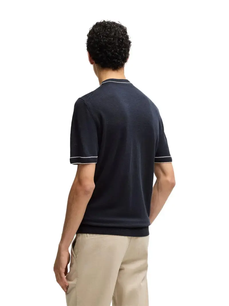 Boss T-shirt Blu 3842520 miniatura 3