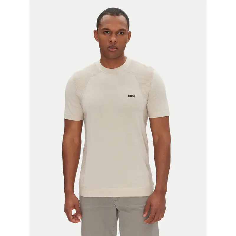 Boss T-shirt Beige 3222794